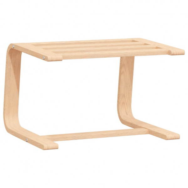 Reposapiés de tela gris oscuro 51x41x40 cm M 5