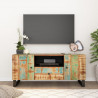 Mueble TV madera reciclada y madera contrachapada 105x33.5x46cm 1