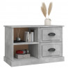 Mueble de TV madera contrachapada gris hormigón 73x35.5x47.5 cm 4