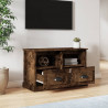 Mueble para TV madera contrachapada roble ahumado 80x35x50 cm 3