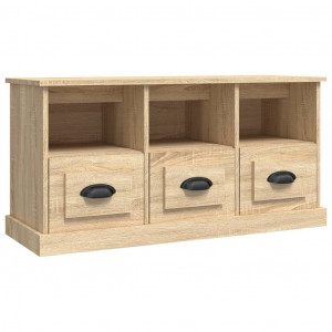 Mueble para TV madera contrachapada roble Sonoma 100x35x50 cm H