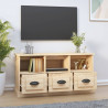 Mueble para TV madera contrachapada roble Sonoma 100x35x50 cm 3