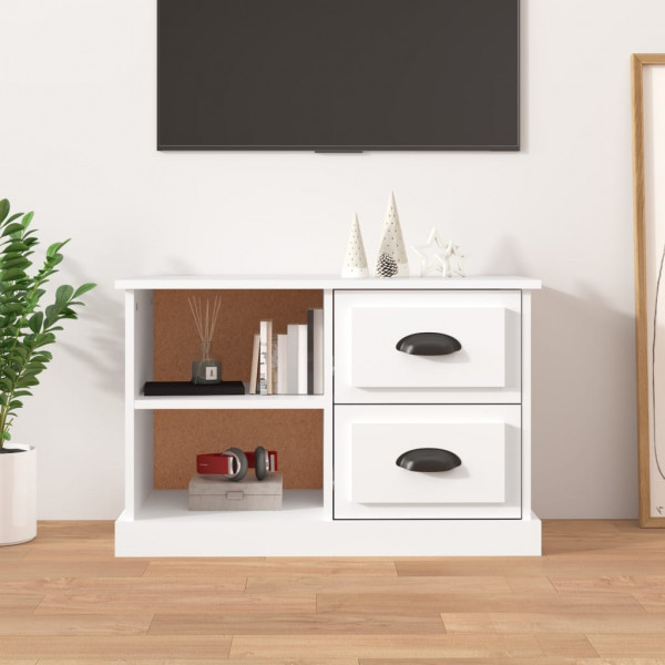 Mueble para TV madera contrachapada blanco 73x35.5x47.5 cm D