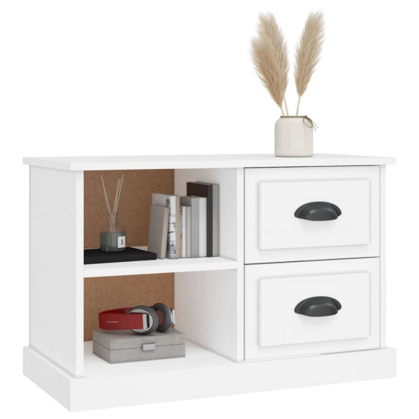 Mueble para TV madera contrachapada blanco 73x35.5x47.5 cm M 4
