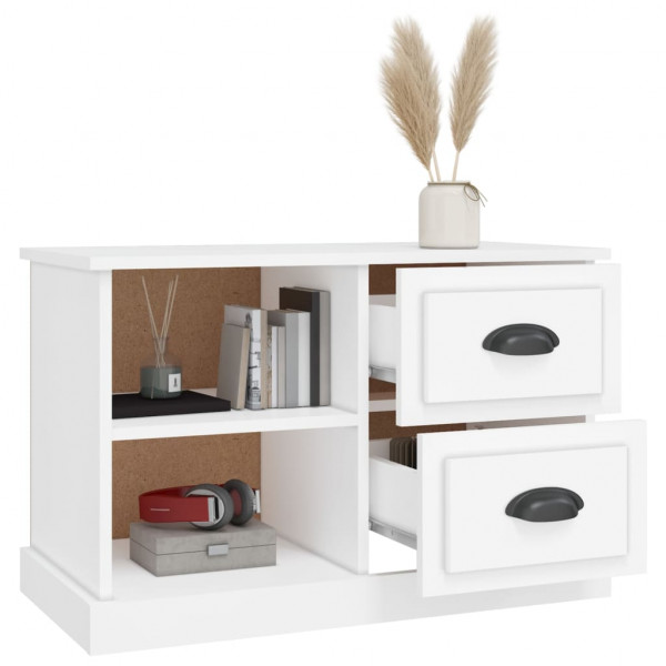 Mueble para TV madera contrachapada blanco 73x35.5x47.5 cm M 5