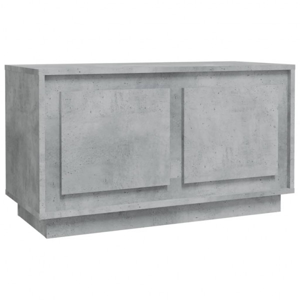 Mueble para TV madera contrachapada gris hormigón 80x35x45 cm M 2