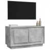 Mueble para TV madera contrachapada gris hormigón 80x35x45 cm 4