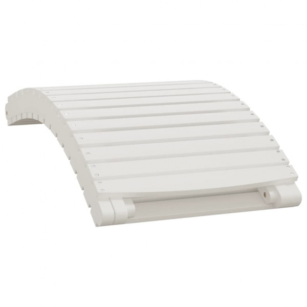 Espreguiçadeiras 2 pcs 184x55x64 cm acácia maciça branco M 5