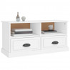 Mueble para TV madera contrachapada blanco 93x35.5x45 cm 4