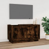 Mueble para TV madera contrachapada roble ahumado 80x35x45 cm 1