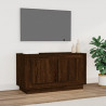 Mueble para TV madera contrachapada roble marrón 80x35x45 cm 1