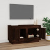 Mueble para TV madera contrachapada roble marrón 80x35x45 cm 3
