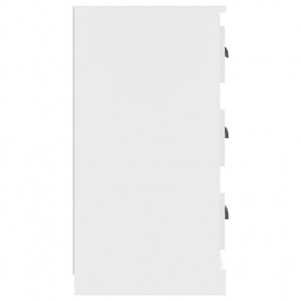 Aparadores 2 pcs derivados de madeira branco M 5