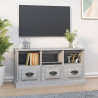 Mueble para TV madera contrachapada gris Sonoma 100x35x50 cm 1
