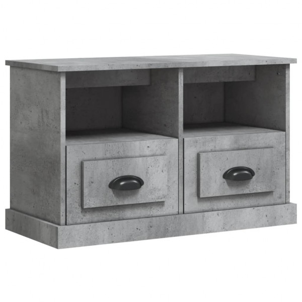 Mueble para TV madera contrachapada gris hormigón 80x35x50 cm M 2