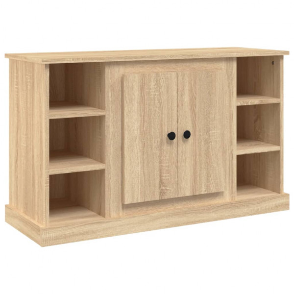 Aparador de madera contrachapada roble Sonoma 100x35.5x60 cm M 2