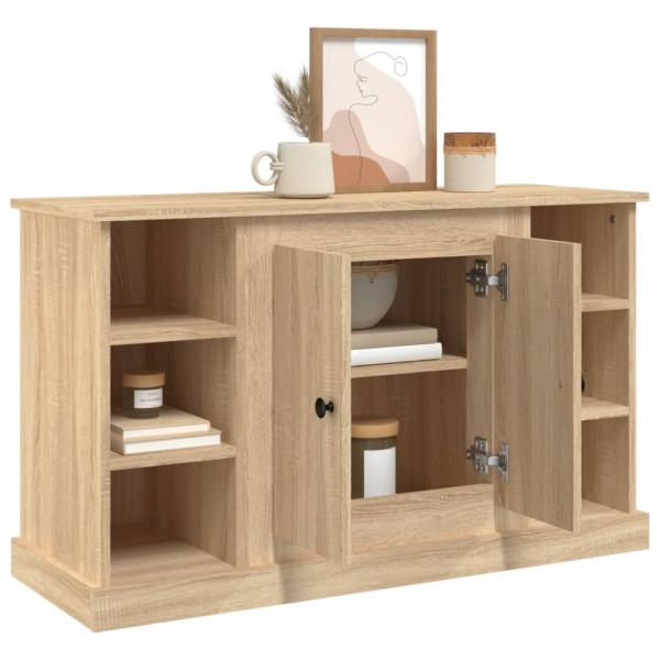 Aparador de madera contrachapada roble Sonoma 100x35.5x60 cm M 5