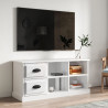Móvel p/ TV 102x35.5x47.5 cm derivados madeira branco brilhante 1