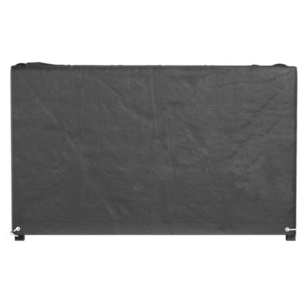 Capas p/ mobília de jardim 2 pcs 8 ilhós 170x94x70cm retangular M 4