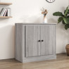 Aparador de madera contrachapada gris Sonoma 70x35.5x67.5 cm 1