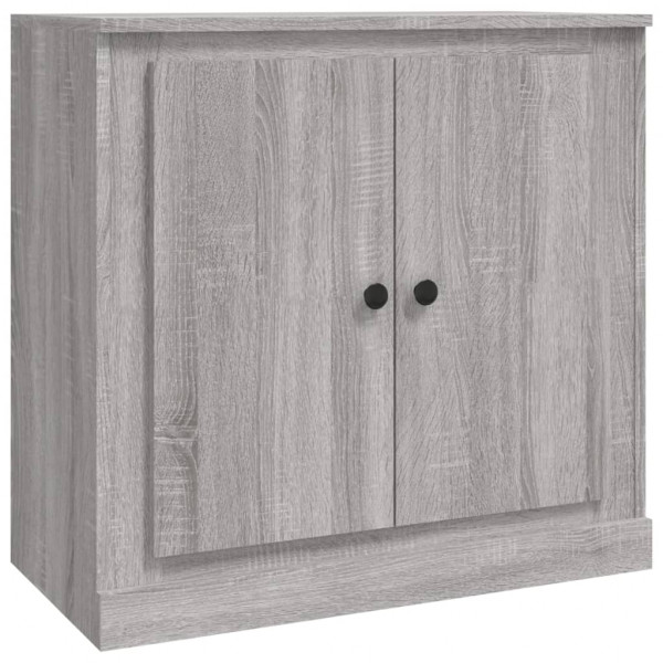 Aparador de madera contrachapada gris Sonoma 70x35.5x67.5 cm M 2