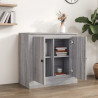 Aparador de madera contrachapada gris Sonoma 70x35.5x67.5 cm 3