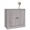 Aparador de madera contrachapada gris Sonoma 70x35.5x67.5 cm 4