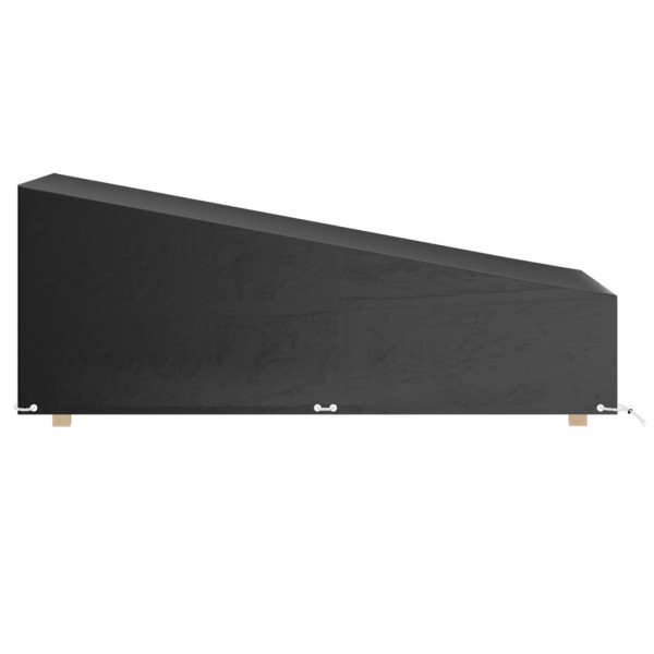 Capas p/ espreguiçadeira 2 pcs 12 ilhós 205x75x40/70 cm PE M 3