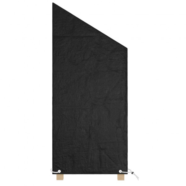 Funda de silla de jardín 8 ojales polietileno 65x65x110/150 cm M 4