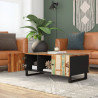Mesa de centro madera reciclada y contrachapada 100x54x40 cm 3