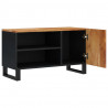 Mueble de TV madera acacia y madera contrachapada 80x33x46 cm 4