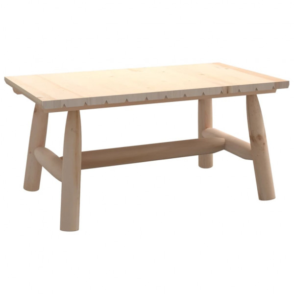 Mesa de centro 90x50x41 cm madeira de abeto maciça M 2