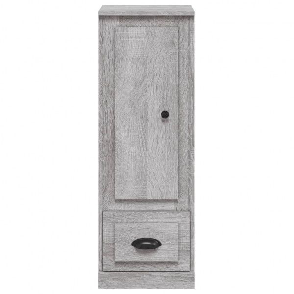 Aparador alto madera contrachapada gris Sonoma 36x35.5x103.5 cm M 5