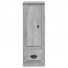 Aparador alto madera contrachapada gris Sonoma 36x35.5x103.5 cm 5