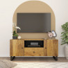 Mueble de TV madera mango y madera contrachapada 105x33.5x46 cm 1