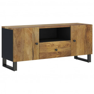 Mueble de TV madera mango y madera contrachapada 105x33.5x46 cm H