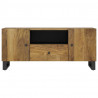 Mueble de TV madera mango y madera contrachapada 105x33.5x46 cm 4