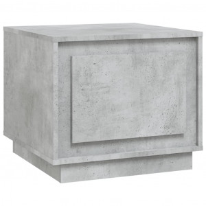Mesa de centro madera contrachapada gris hormigón 51x50x44 cm H