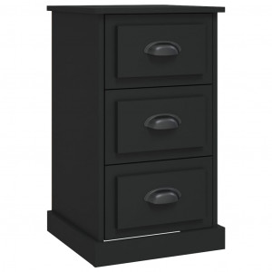 Mesa de cabeceira 39x39x67 cm derivados de madeira preto H