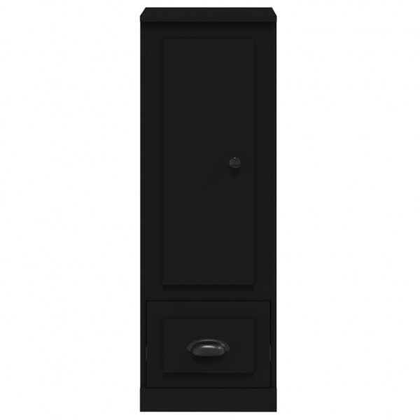 Aparador alto madera contrachapada negro 36x35.5x103.5 cm M 5