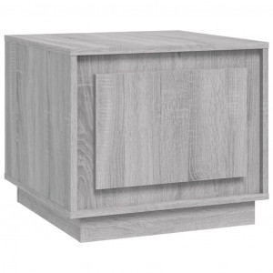 Mesa de centro madera contrachapada gris Sonoma 51x50x44 cm H