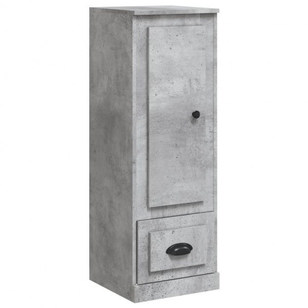 Aparador madera contrachapada gris hormigón 36x35.5x103.5 cm M 2