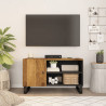 Mueble de TV madera mango y madera contrachapada 80x33x46 cm 1