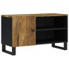 Mueble de TV madera mango y madera contrachapada 80x33x46 cm 2