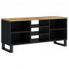 Mueble de TV madera mango y madera contrachapada 100x33x46 cm 2