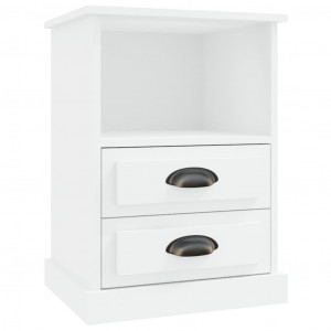 Mesa de cabeceira 43x36x60 cm branco H