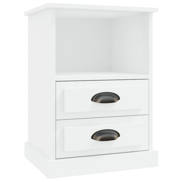 Mesa de cabeceira 43x36x60 cm branco M 2