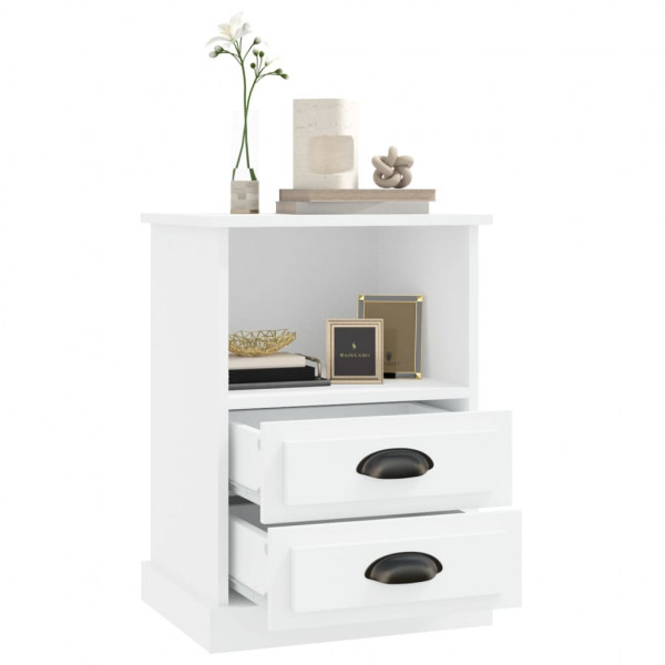 Mesa de cabeceira 43x36x60 cm branco M 5