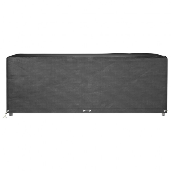 Fundas muebles jardín 2 uds 12 ojales rectangular 213x132x75 cm M 4