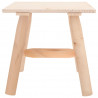 Mesa auxiliar madera maciza abeto 49x49x50 cm 4